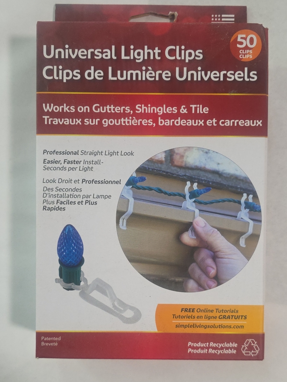 Universal Light Clips 50 Clips